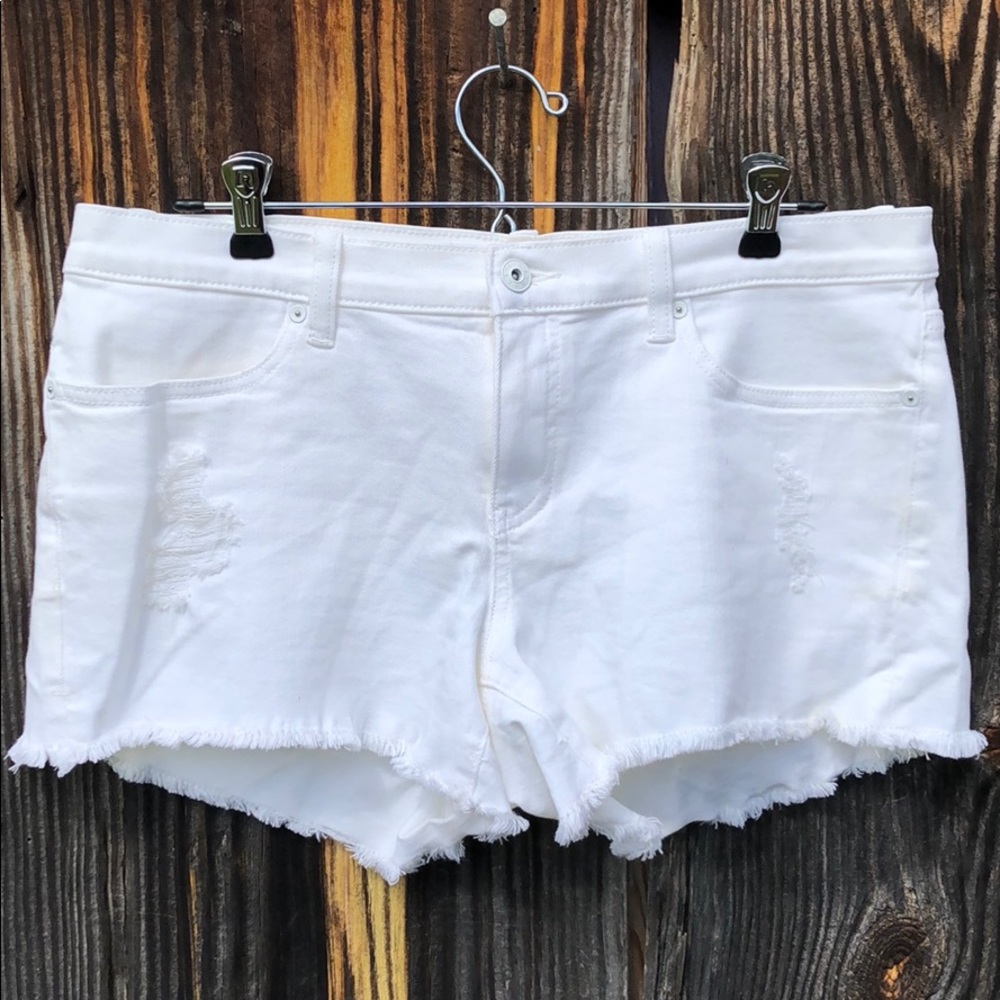 Travis Distressed Fray Hem Short